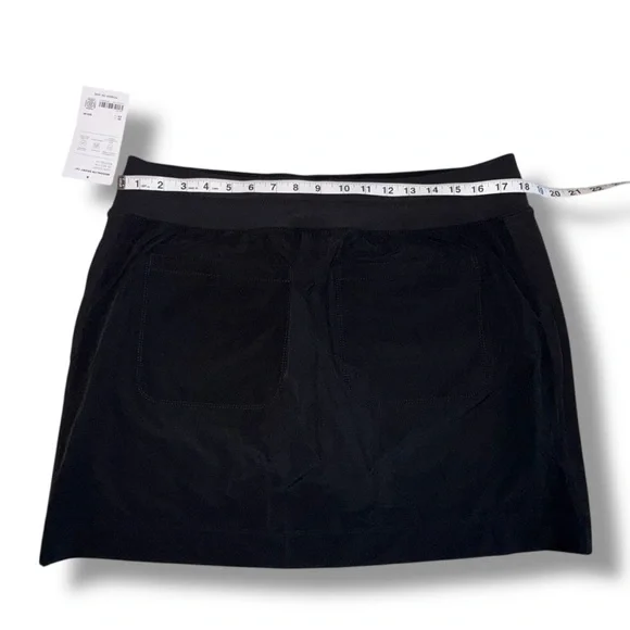 NWT ATHLETA Brooklyn Skort 16” - Black 16 - Picture 11 of 11